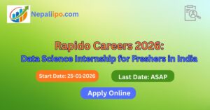 Rapido Careers 2026: Data Science Internship for Freshers in India