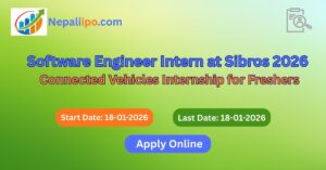 Software Engineer Intern at Sibros 2026 – Connected Vehicles Internship for Freshers