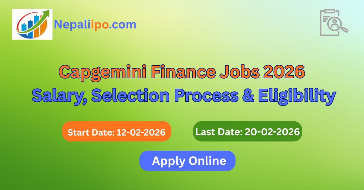 Capgemini Finance Jobs 2026 – Salary, Selection Process & Eligibility