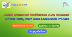 DSSSB Combined Notification 2026 Released – Online Form, Exam Date & Selection Process