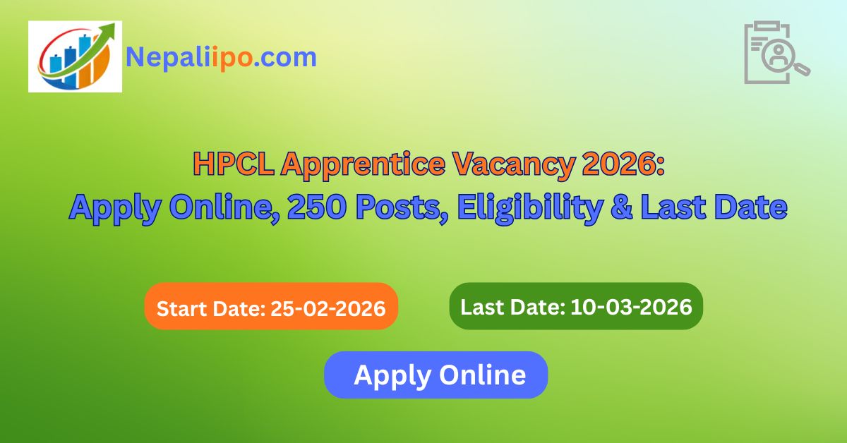 HPCL Apprentice Vacancy 2026: Apply Online, 250 Posts, Eligibility & Last Date