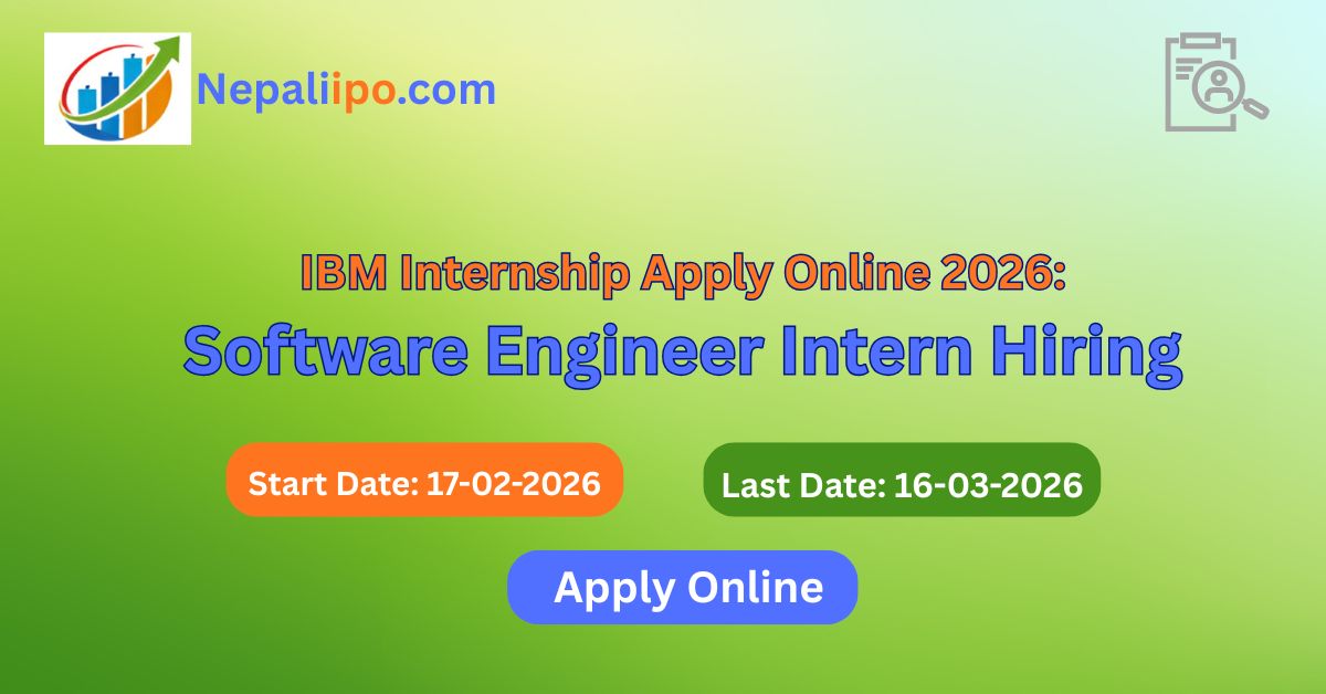 IBM Internship Apply Online 2026: Software Engineer Intern Hiring