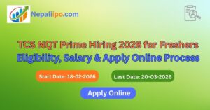 TCS NQT Prime Hiring 2026 for Freshers – Eligibility, Salary & Apply Online Process