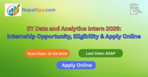 EY Data and Analytics Intern 2026