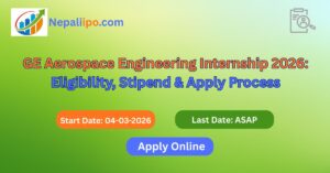 GE Aerospace Engineering Internship 2026