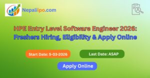 HPE Entry Level Software Engineer 2026