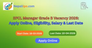 IIFCL Manager Grade B Vacancy 2026
