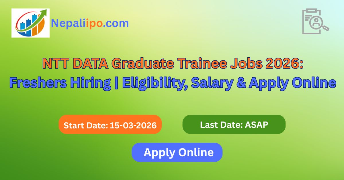 NTT DATA Graduate Trainee Jobs 2026