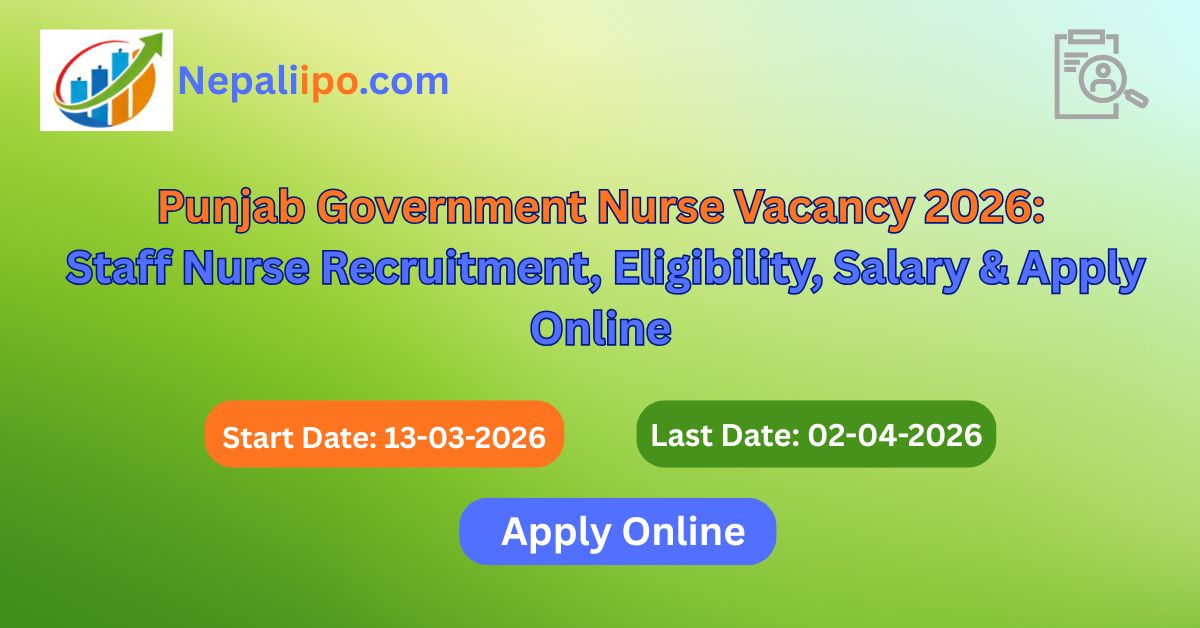 Punjab Government Nurse Vacancy 2026