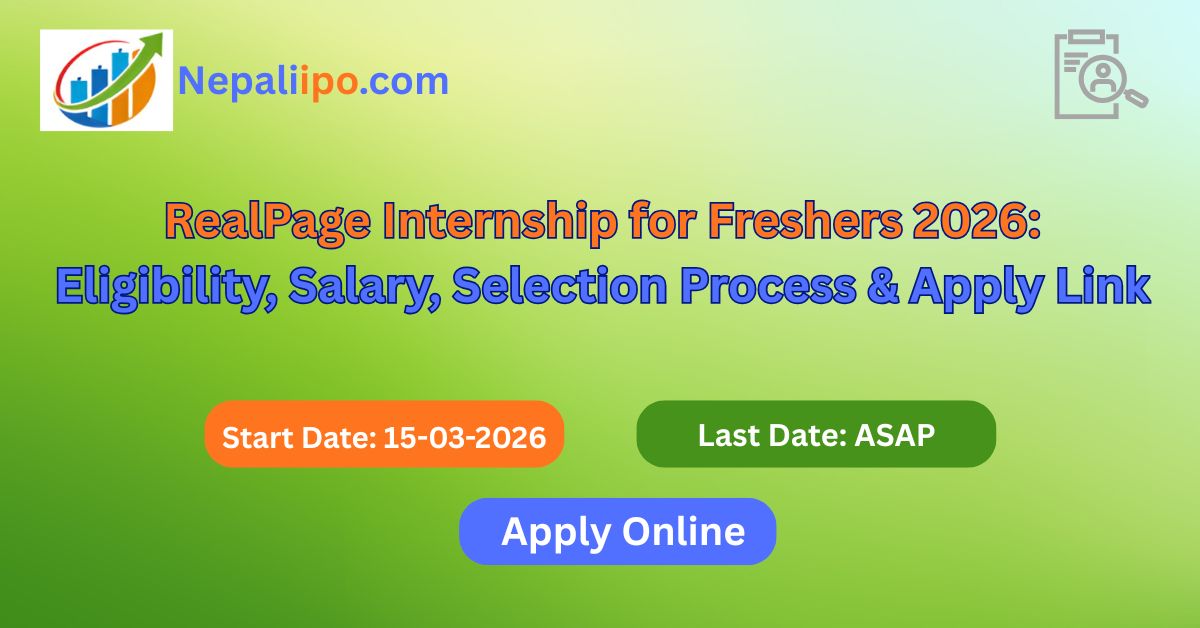 RealPage Internship for Freshers 2026