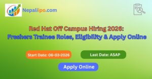 Red Hat Off Campus Hiring 2026