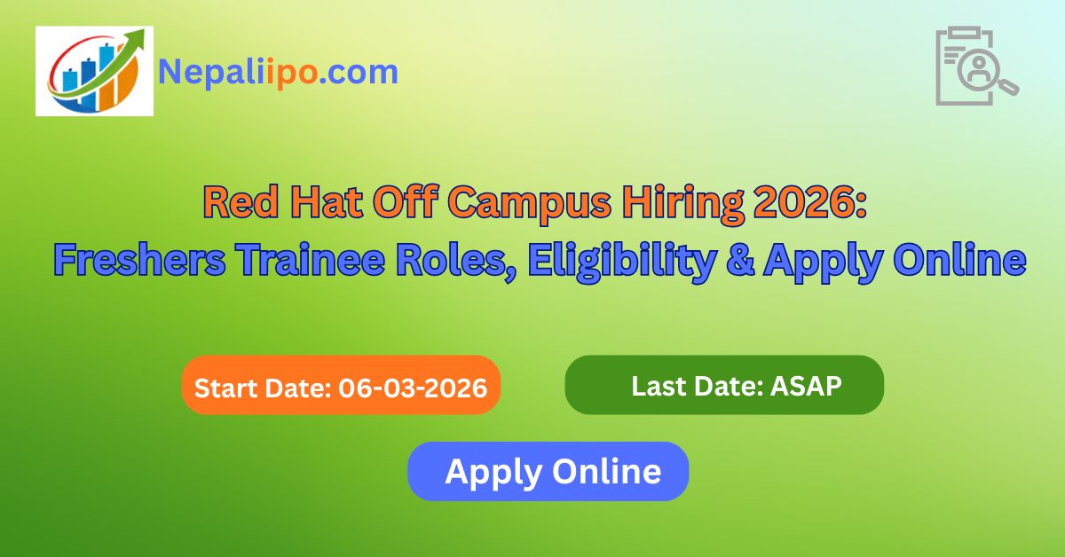 Red Hat Off Campus Hiring 2026