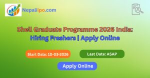Shell Graduate Programme 2026 India