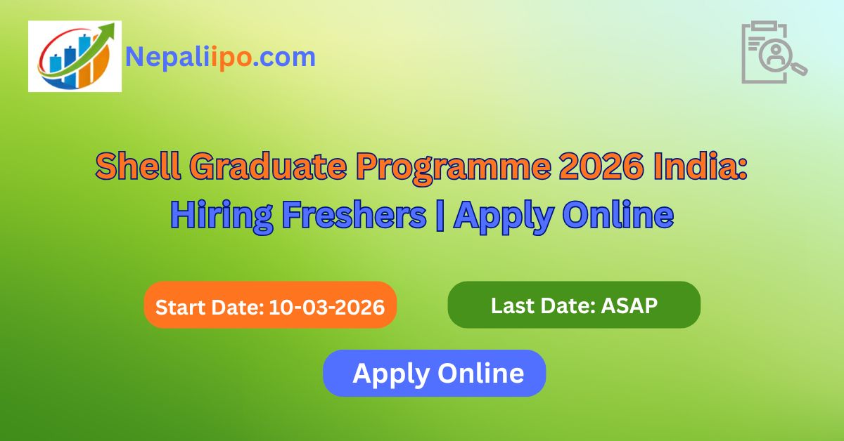 Shell Graduate Programme 2026 India