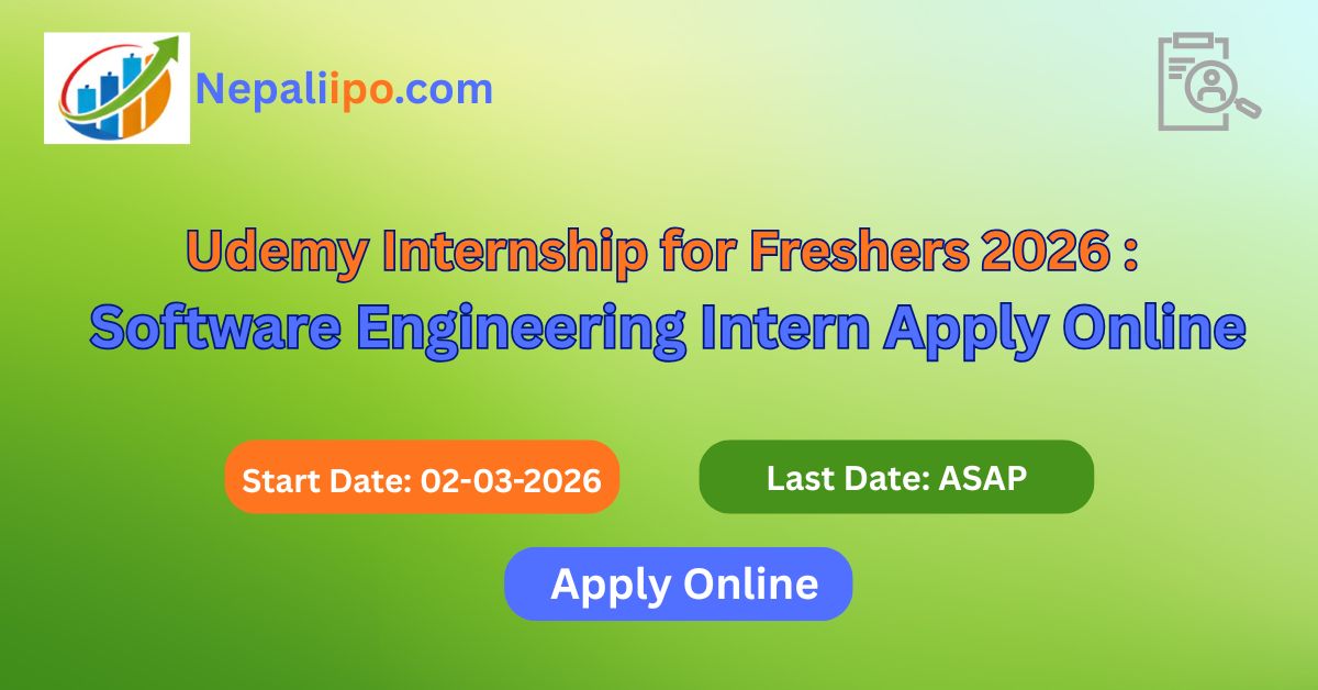 Udemy Internship for Freshers 2026